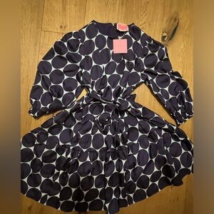 New Kate Spade blue Asymetrical dress